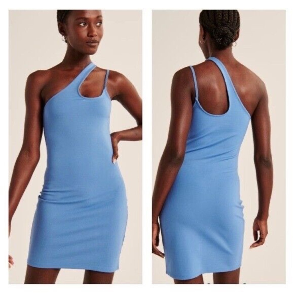 Abercrombie & fitch blue dress xtra small